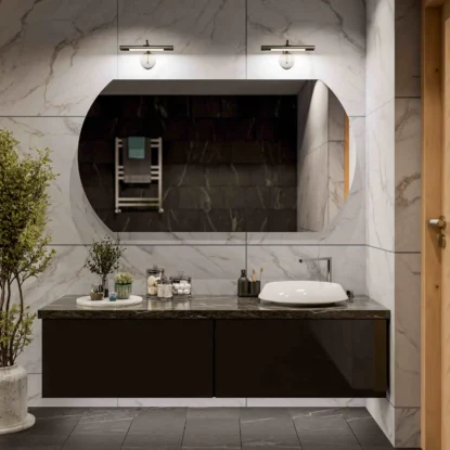 Modern, stilren badrumsspegel - Dublin